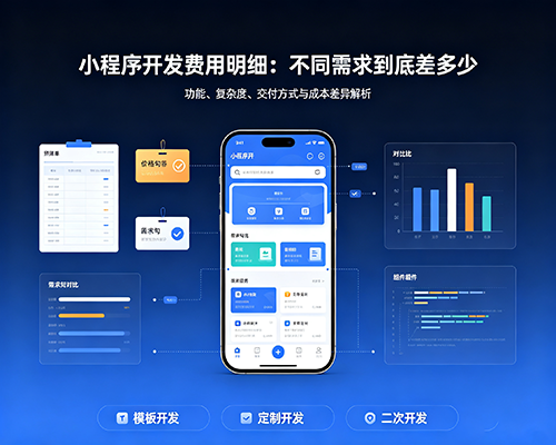 小程序开发费用明细：不同需求到底差多少